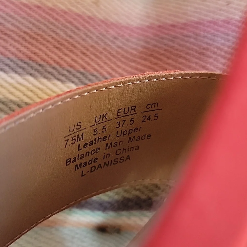 Franco Sarto Coral Wedge Sandals Size 7.5M - Picture 6 of 6